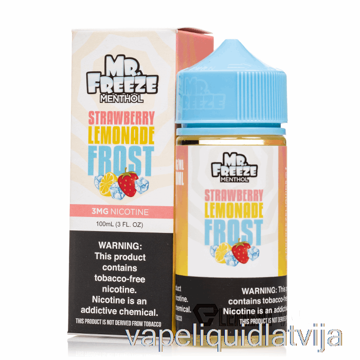 Zemeņu Limonāde Frost - Mr Freeze - 100ml 0mg Vape šķidrums